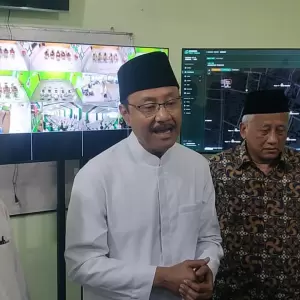 Jelang Pembukaan Muktamar ke-35 NU, Gus Ipul Cek Kesiapan Registrasi Peserta dan Command Center