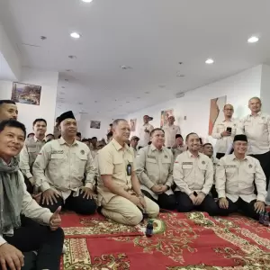 Daker Bandara Gelar Taaruf dan Doa Bersama Sambut Kedatangan Jamaah Haji Indonesia