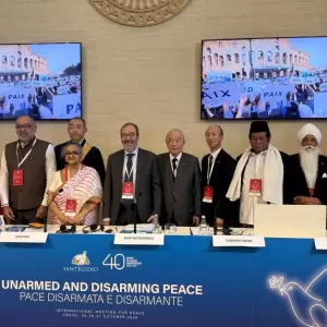 Hadiri Forum Tokoh Agama di Italia, Waketum MUI Kiai Marsudi Serukan Dunia tak Impor Perang ke Asia