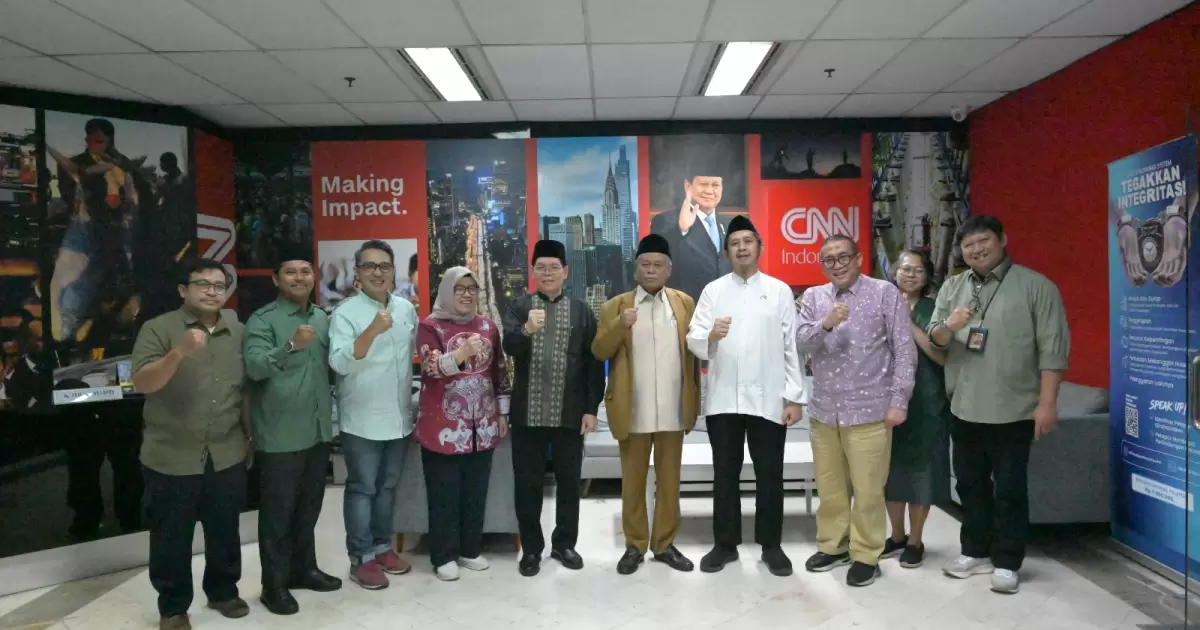 Media Visit ke CNN Indonesia, Ketua SC KUII VIII Sebut Presiden Bakal Buka Kongres