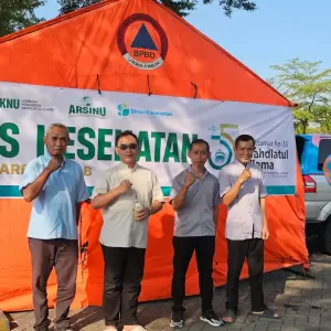 Posko Kesehatan Muktamar ke-35 NU Siaga 24 Jam, Berasal dari Berbagai Ormas, Parpol, dan Masyarakat