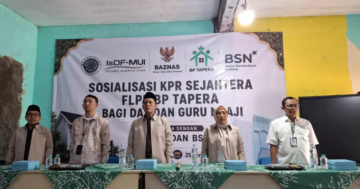 Kenalkan Aplikasi 'Sikumbang', BP Tapera Siap Fasilitasi Para Guru Ngaji dan Dai Miliki Rumah
