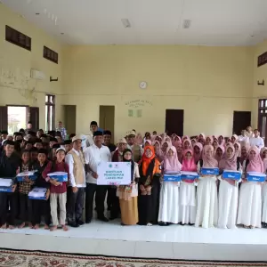 Penyaluran 100 Paket dari LAKPB MUI dan Baznas untuk Santri Aceh Diapresiasi
