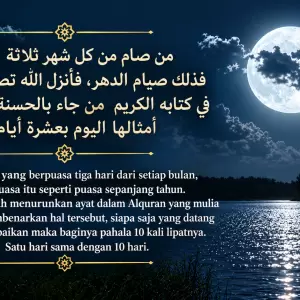 Ini Keutamaan dan Hikmah Puasa Ayyamul Bidh