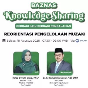 Reorientasi Muzaki, BAZNAS Tekankan Fundraising Berbasis Relasional dan Spiritual