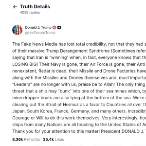 Trump Kembali Ledek Iran Pakai “Allah”  di Tengah Klaim Kehancuran Militer