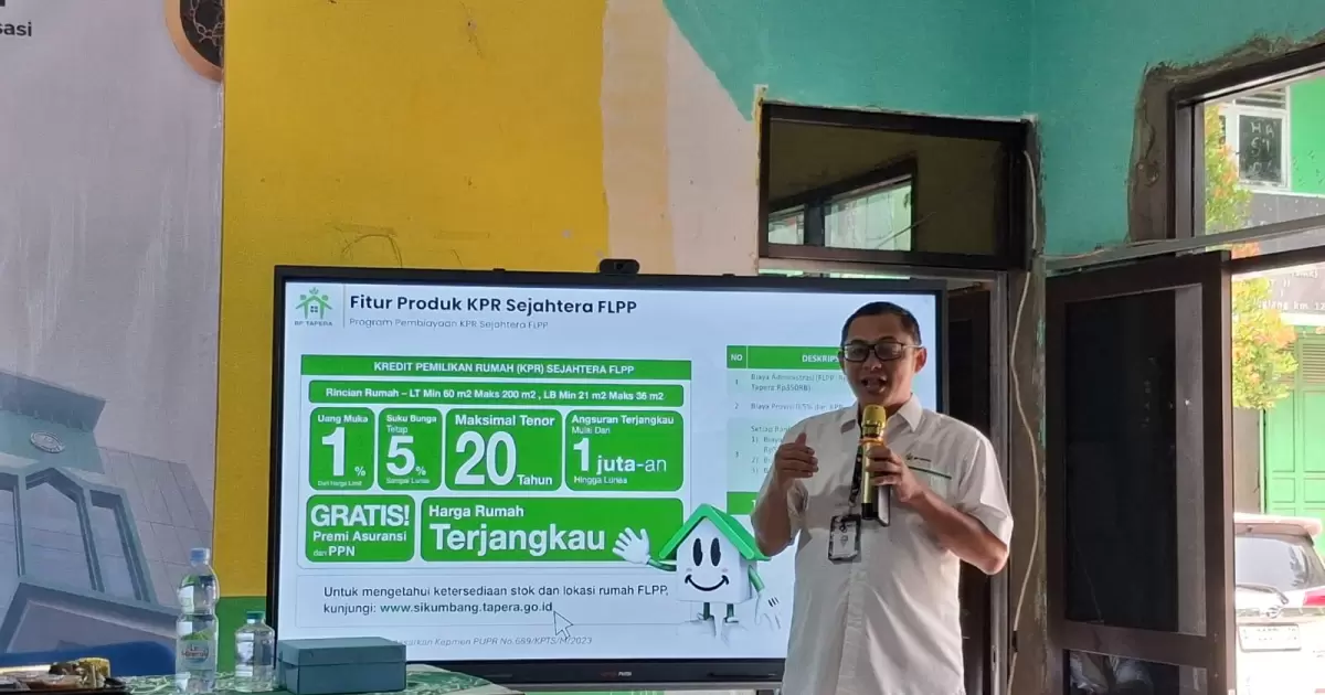 KPR FLPP Bisa Dicicil hingga 40 Tahun, BP Tapera: Angsuran Sekarang Semakin Ringan