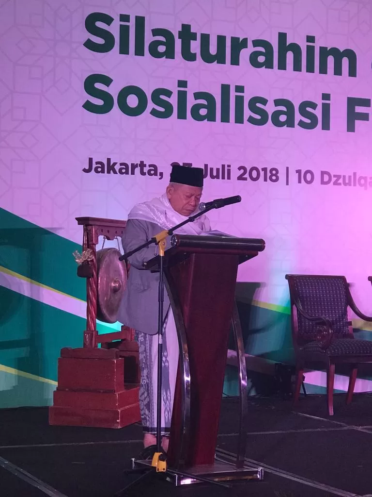 SAMBUTAN KETUA DSN-MUI PADA SOSIALISASI FATWA TERBARU 2018
