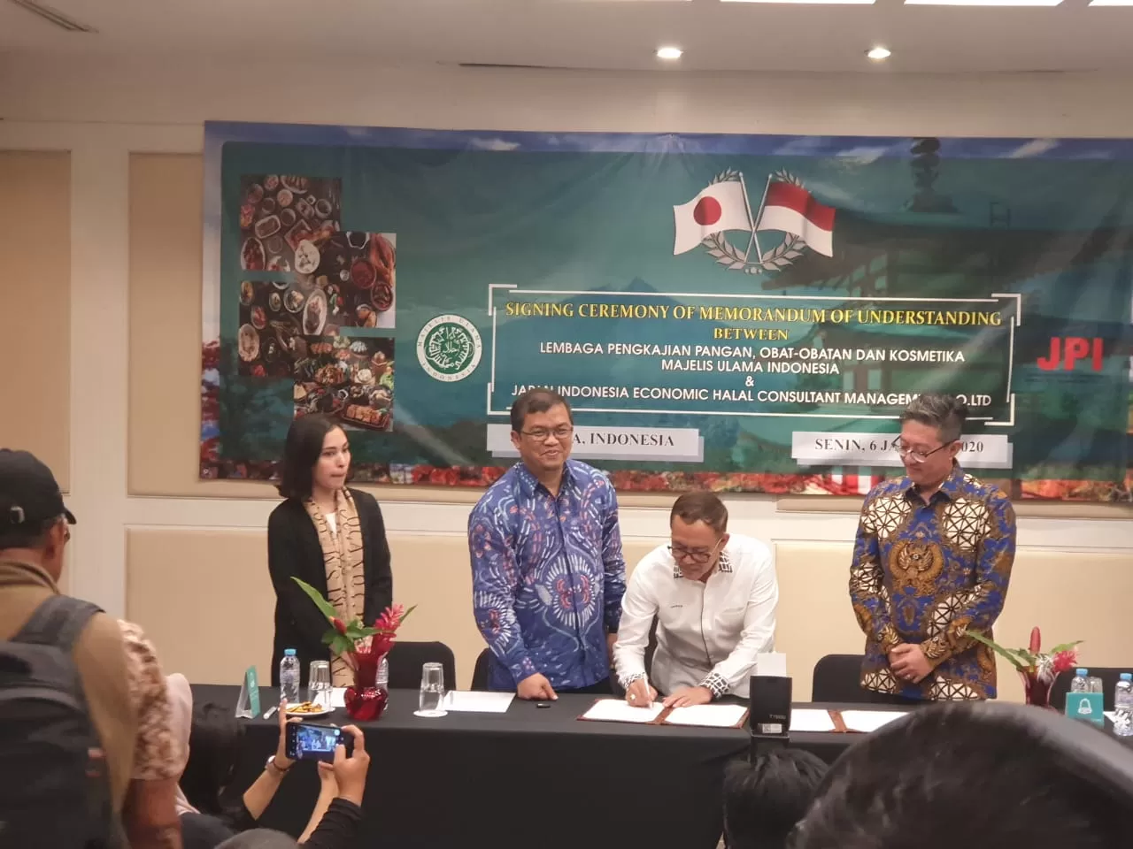Sambut Olimpiade Musim Panas 2020,  LPPOM MUI Jalin MoU dengan Organisasi Halal Jepang
