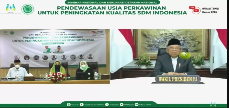 Wapres : Penetapan Usia Perkawinan Harus Perhitungkan Kesiapan Mental