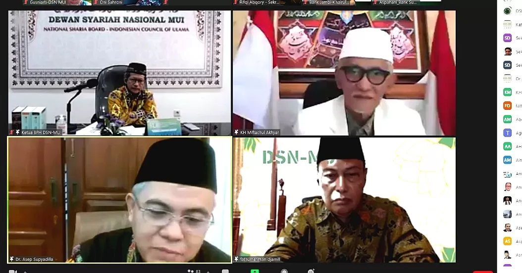 Halal Bihalal DSN, Kiai Miftach Harap Keuangan Syariah Komersil & Non Komersil Bisa Sinergi