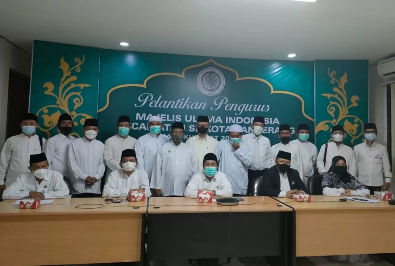 Sebanyak 1096 Pengurus MUI Kecamatan Kota Tangerang Dilantik