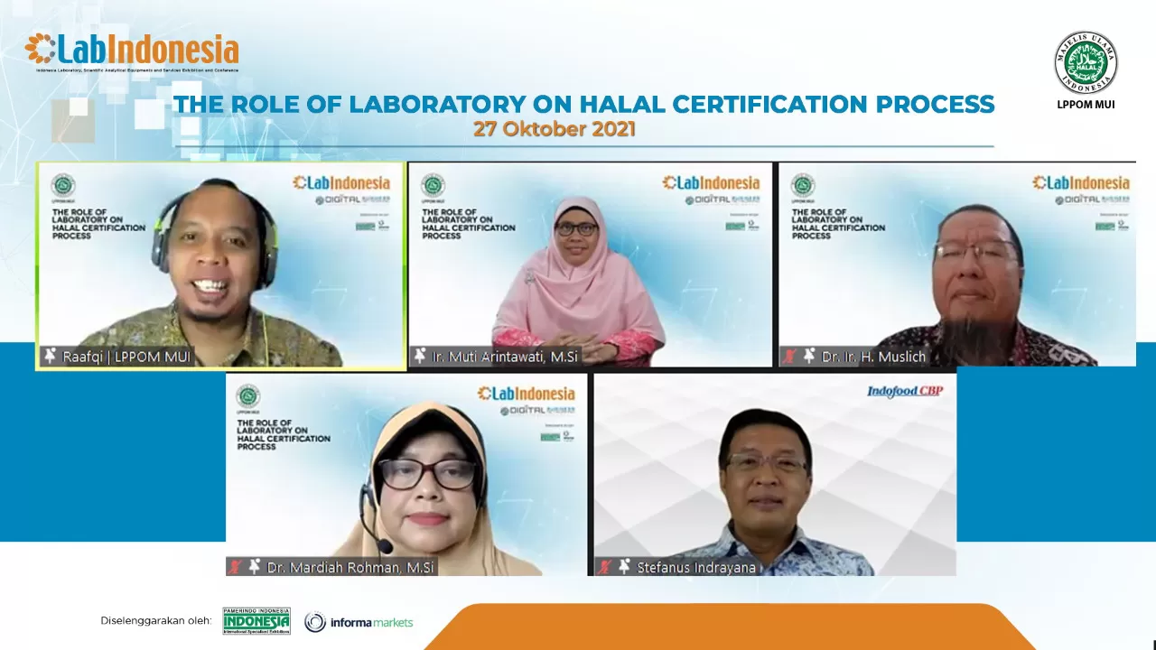 Webinar LPPOM MUI, Begini Peran Laboratorium dalam Sertifikasi Halal
