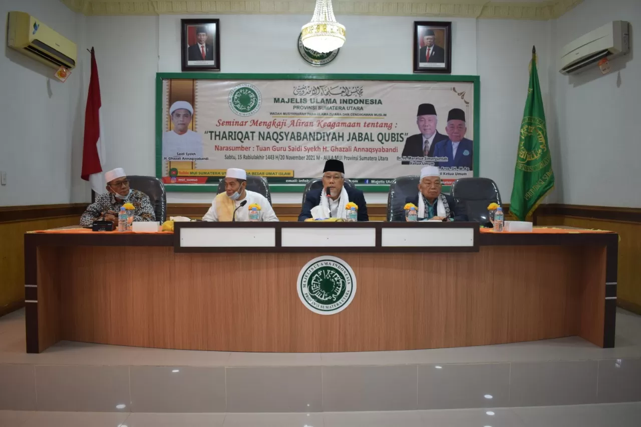 MUI Sumut Gelar Seminar Terkait Kajian Thariqat Naqsabandiyah Jabal Qubis Tanjung Morawa