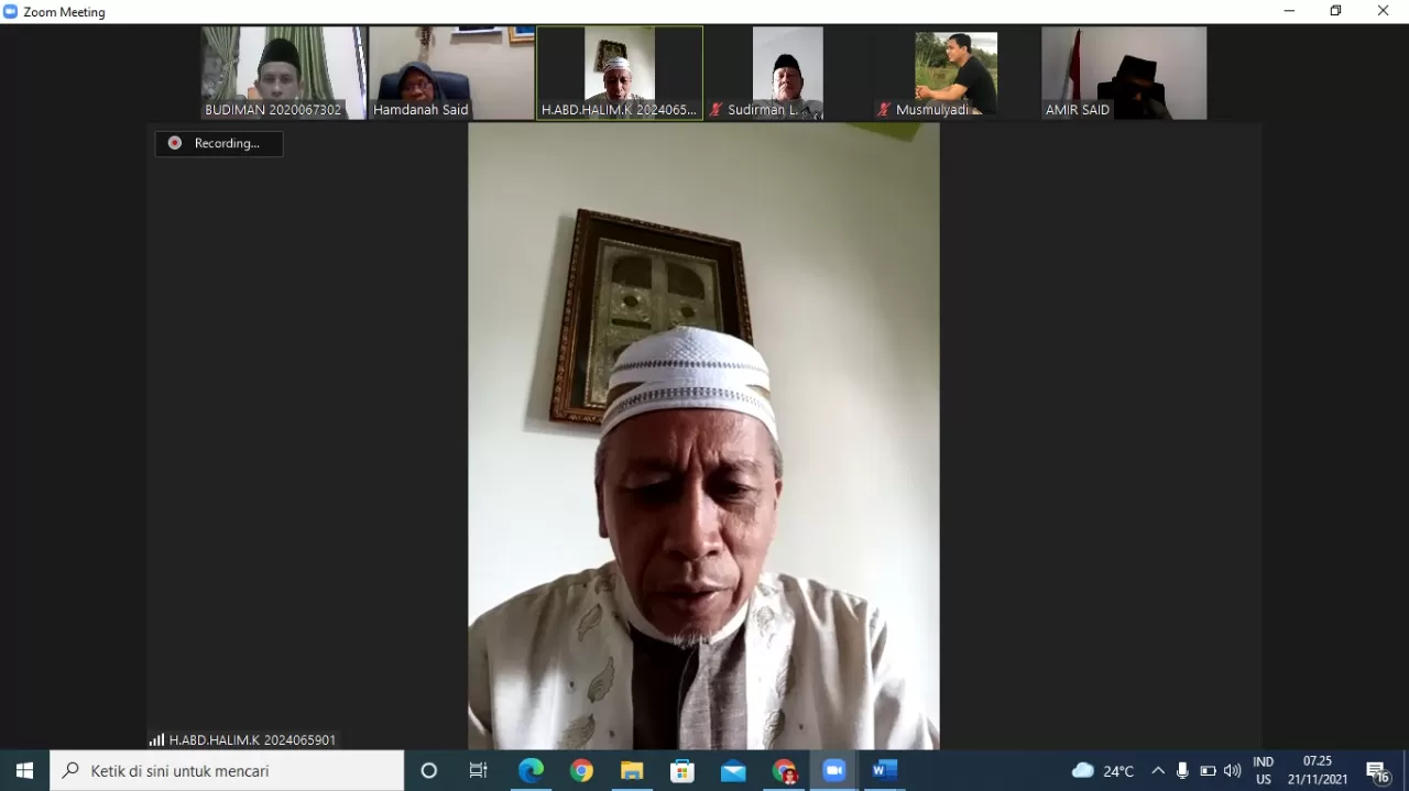 MUI Parepare Pra Rakerda Virtual Jelang Pengukuhan, Akan Dirangkai Seminar Vaksinasi Covid-19