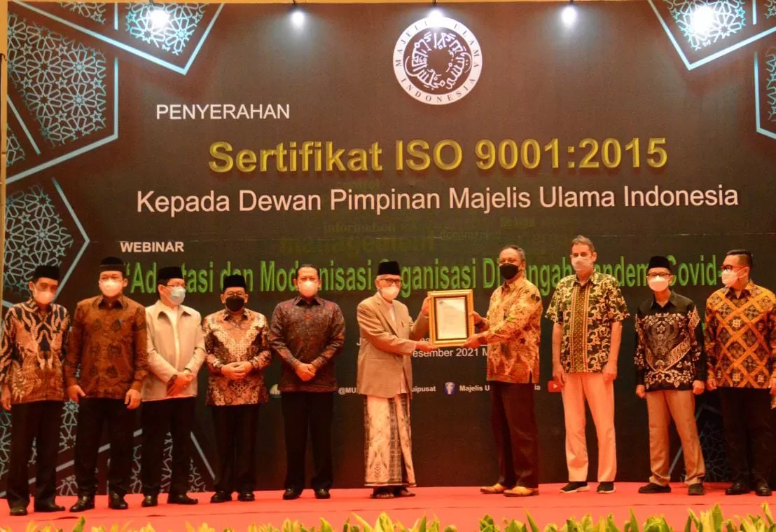 Wujudkan Organisasi Profesional dan Akuntabel, MUI Kembali Raih Sertifikat ISO