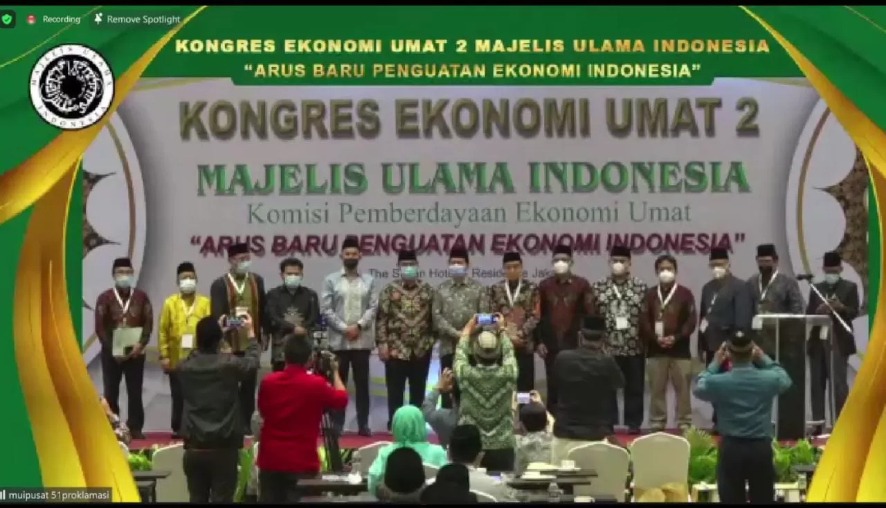 Resmi Ditutup, Kongres Ekonomi Umat II MUI Lahirkan 9 Resolusi Jihad Ekonomi