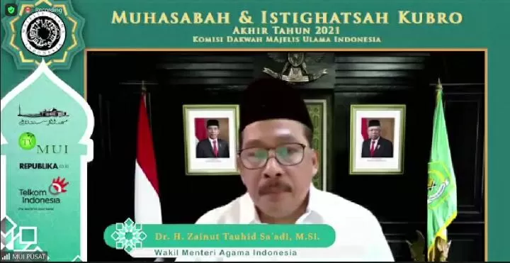 Muhasabah Akhir Tahun MUI, Wamenag: Pemerintah Mencanangkan 2022 Jadi Tahun Toleransi