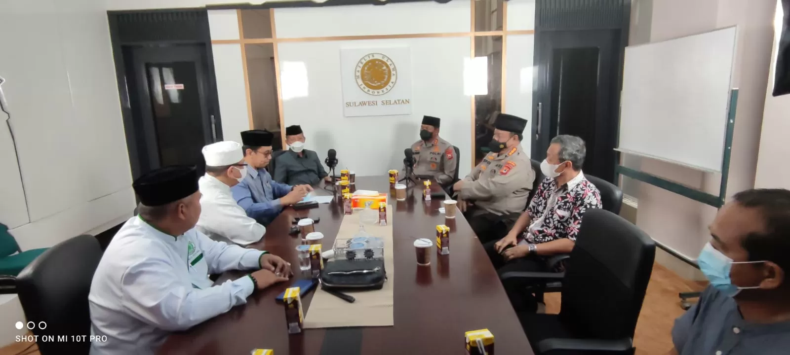 Kunjungi MUI Sulsel, Polda Sulsel Minta Dukungan Percepatan Capaian Vaksin