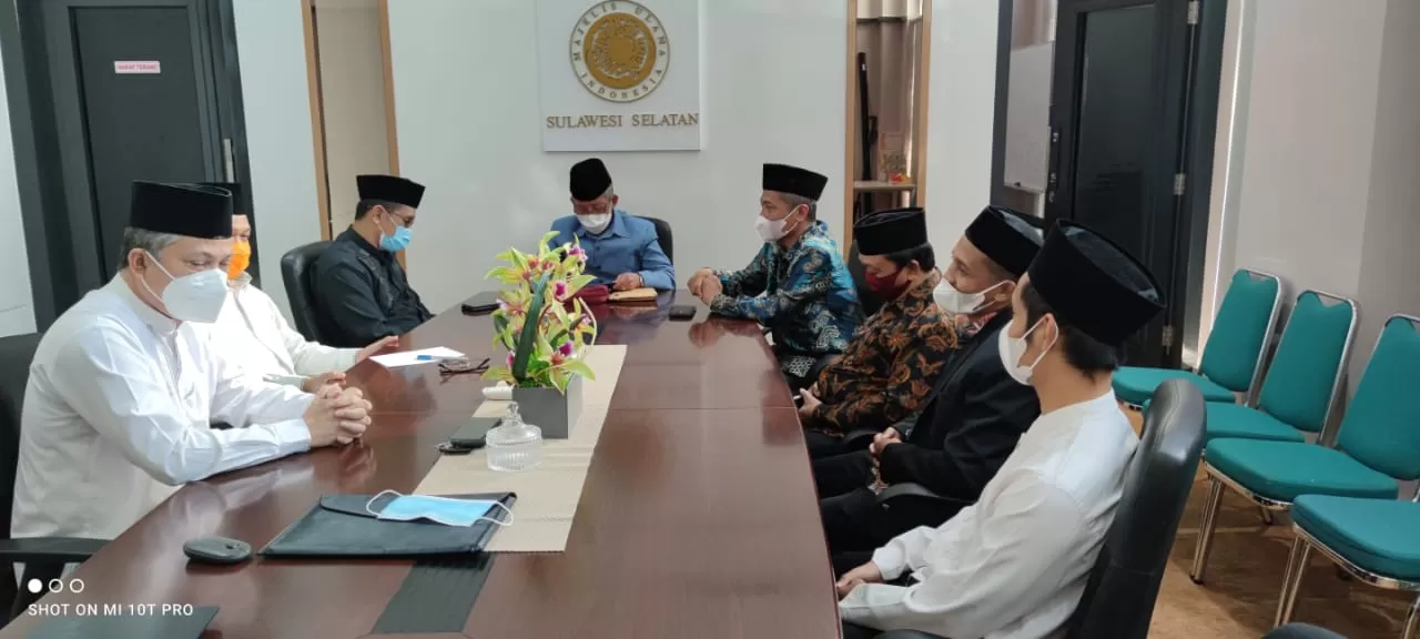 MUI Sulsel Terima Kunjungan DPW Hidayatullah Sulsel. Gagas Silaturahmi Periodik Ormas Islam