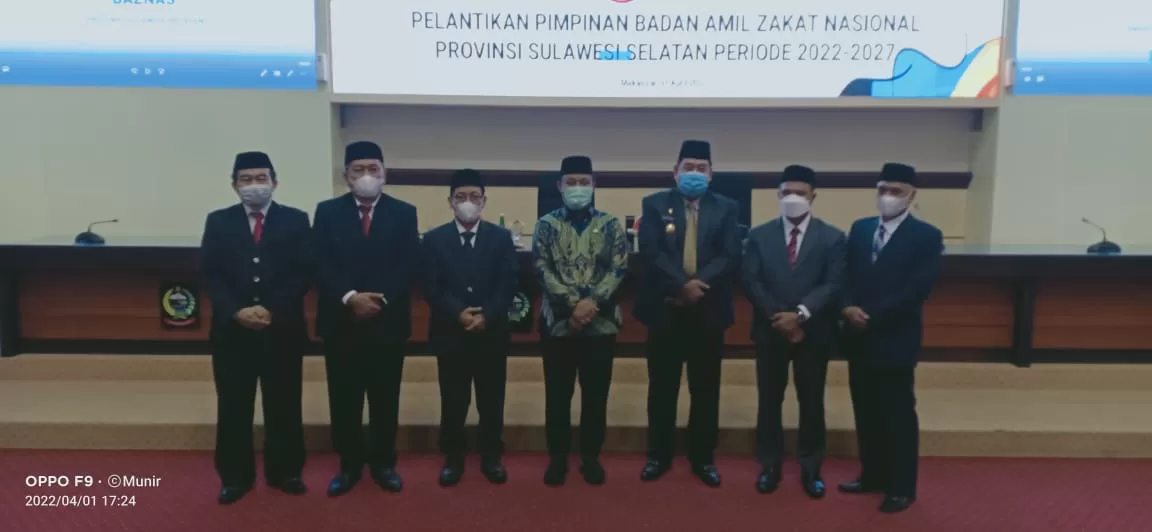 Tiga Pengurus MUI Sulsel Dilantik Jadi Pimpinan Baznas Sulsel
