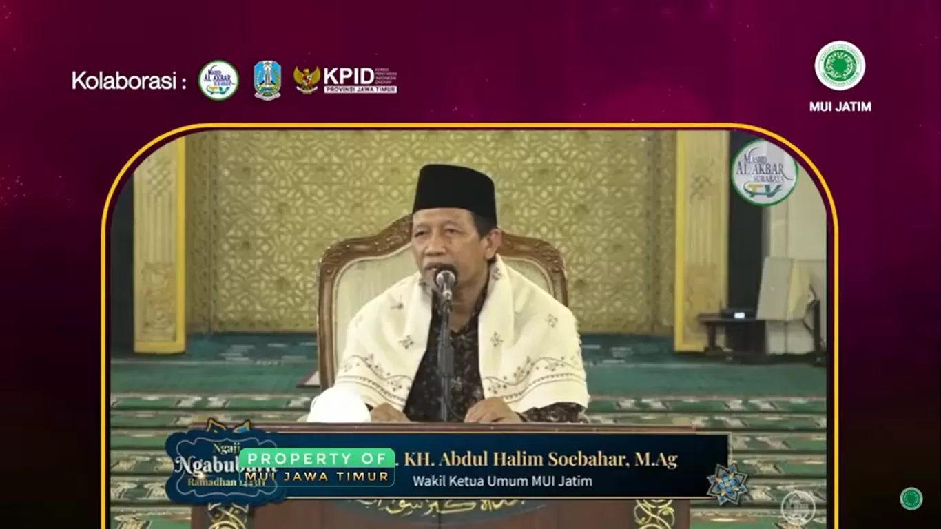 Wakil Ketua MUI Jatim, Allah Beri Kebahagian Pada Manusia yang Beriman