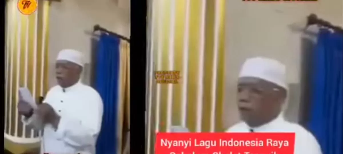 Viral Nyanyi Indonesia Raya Sebelum Tarawih, MUI Sulsel : Melecehkan Agama dan Negara