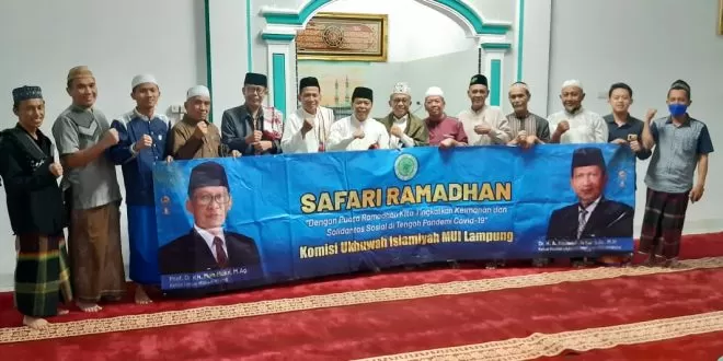 Jalin Silaturahmi, Komisi Ukhuwah Islamiyah MUI Lampung Safari Ramadhan
