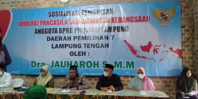 Pesantren Sunan Ampel Punggur Tuan Rumah Sosialisasi Pembinaan Ideologi Pancasila dan Wawasan Kebangsaan
