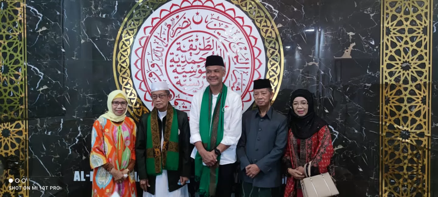Ganjar Sowan ke Dua Ketua MUI Putra KH Abduh Shafa