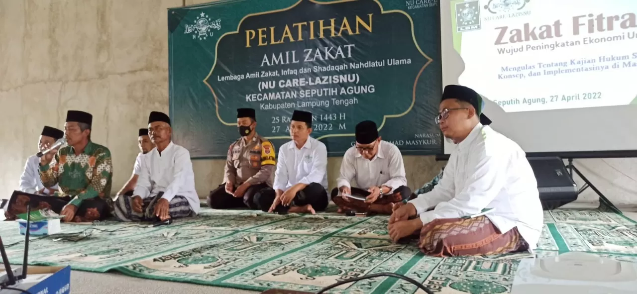LAZISNU Seputih Agung, Lampung Tengah Gelar Pelatihan Amil Zakat