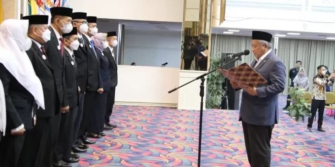 Pelantikan BWI Lampung, Gubernur Arinal Minta Pengurus Jadi motor Penggerak Pembinaan Nazhir Wakaf