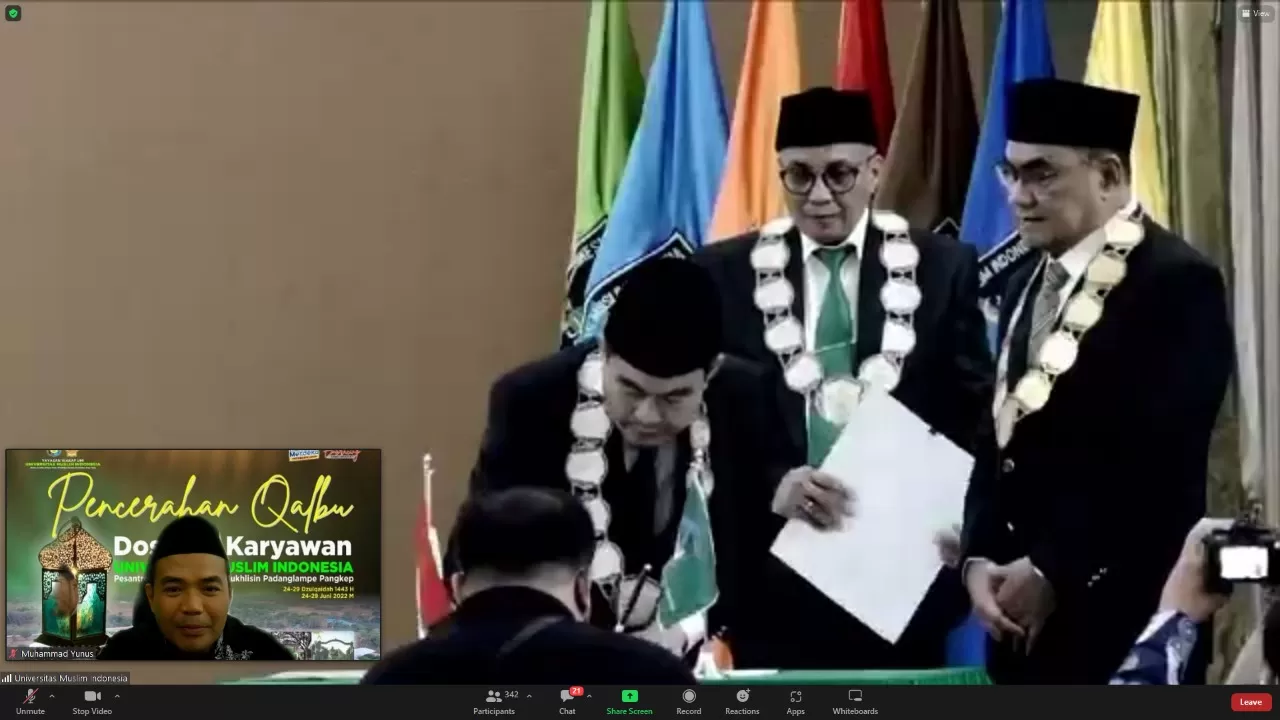 Ketua MUI Sulsel Ishaq Shamad Resmi Jabat Wakil Rektor IV UMI