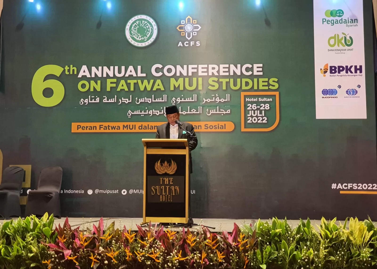 Buka Annual Conference on Fatwa MUI Studies ke-6, Waketum MUI Sampaikan Tiga Dasar Perubahan Fatwa Jadi Budaya