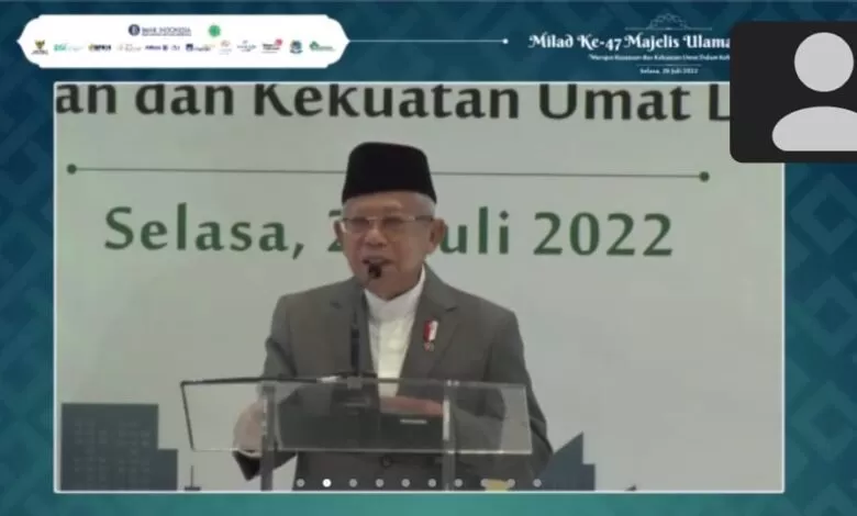 Wapres KH Ma’ruf: Hanya Allah yang Bisa Mempersatukan