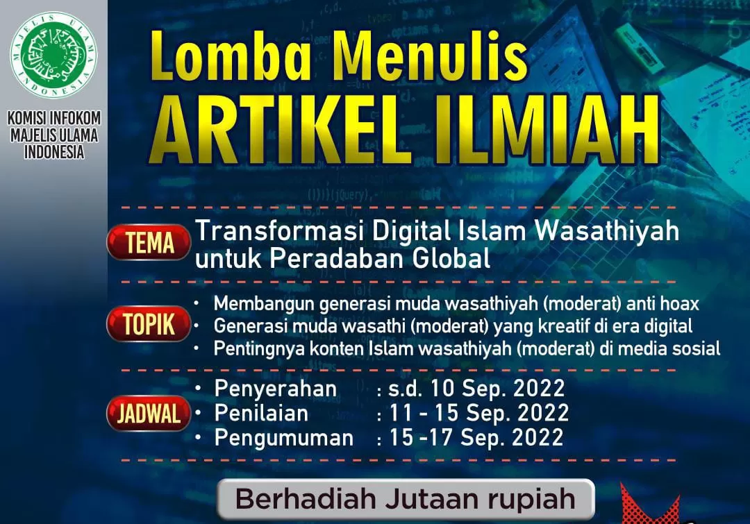 Sambut Kongres Mujahid Digital, Komisi Infokom MUI Gelar Sejumlah Lomba