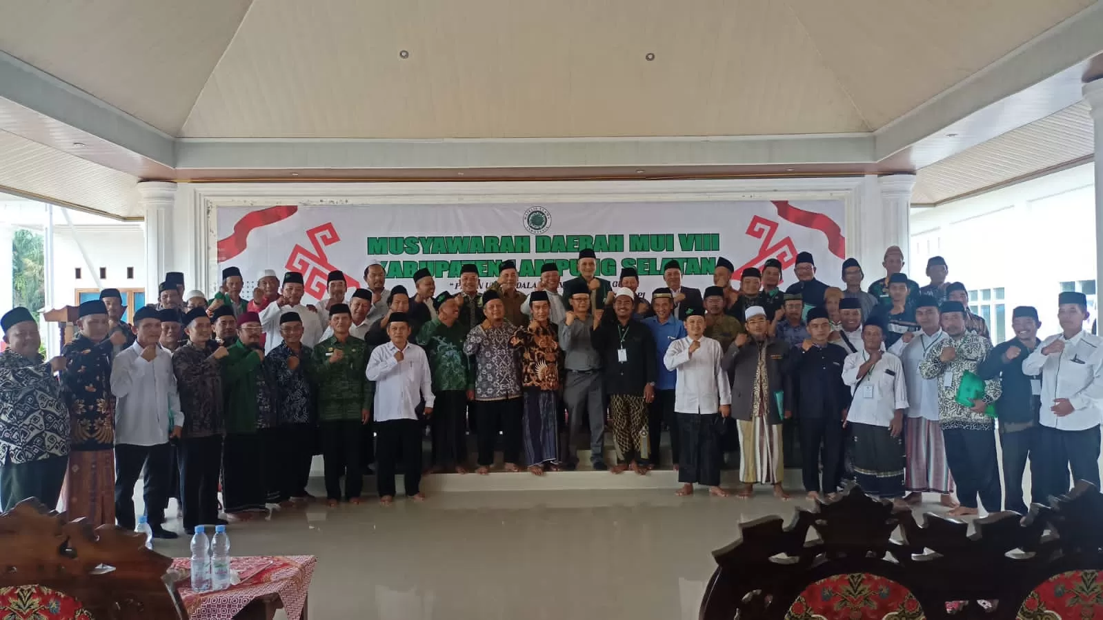 Duet KH Ahmad Habib dan KH Nur Mahfudz Pimpin MUI Lampung Selatan Periode 2022-2027