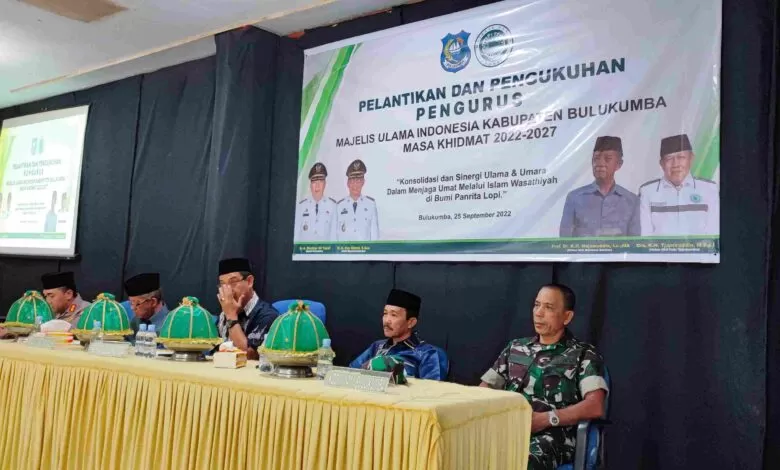 MUI Bulukumba Resmi Dilantik, ini Tanggapan Wakil Bupati.