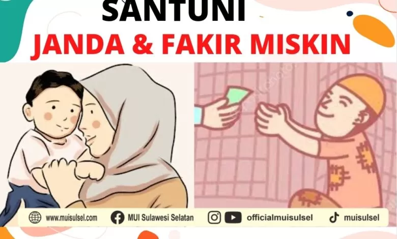 GORESAN HATI: Menyantuni Janda dan Fakir Miskin   