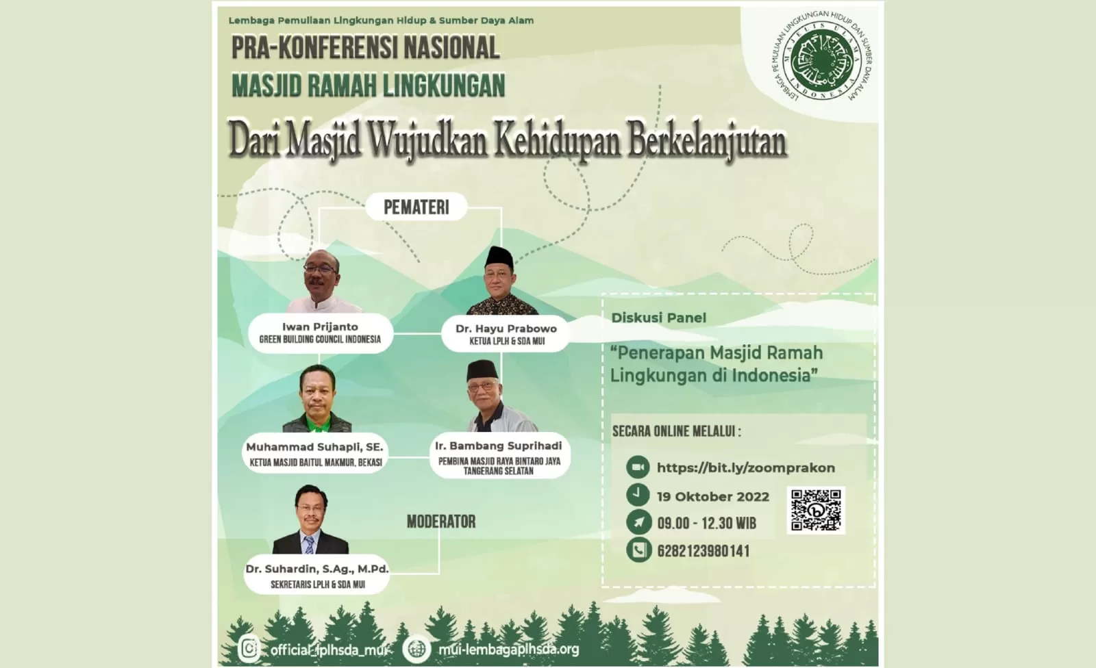LPLH SDA MUI Siap Gelar Konferensi Nasional Masjid Ramah Lingkungan