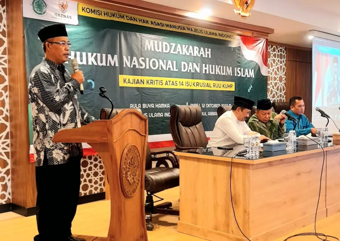 Gelar Mudzakarah, Komisi Hukum dan HAM MUI Kaji 14 Isu Krusial RUU KUHP