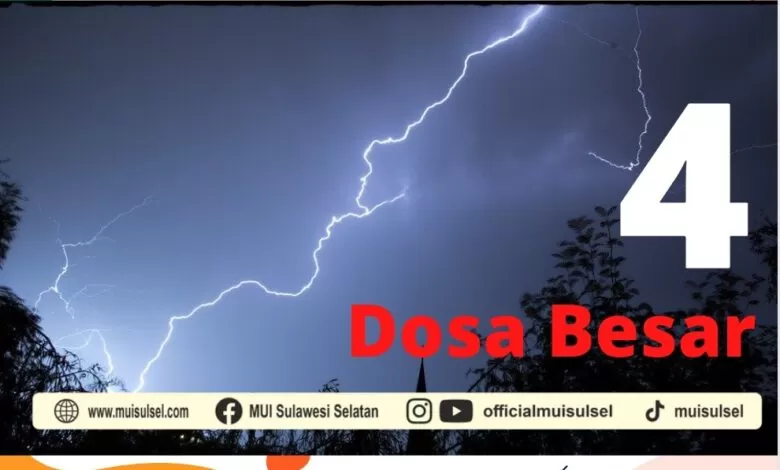 GORESAN PAGI: Empat Dosa Besar