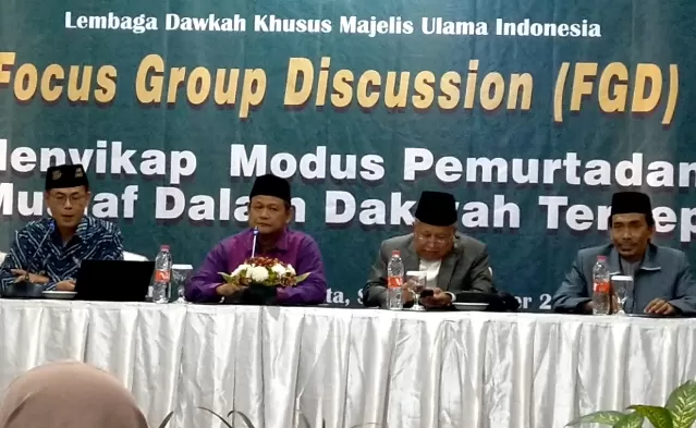 LDK MUI Gelar FGD Sikapi Potensi dan Dampak Pemurtadan