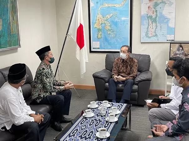 Komisi HLN dan KI MUI Sulsel Bersama KAHMI Adakan Kerjasama Dengan Konsulat Jepang