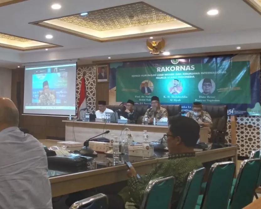 Rakornasi Komisi HLNKI Rumuskan Wasathiyah Islam dalam Diplomasi MUI