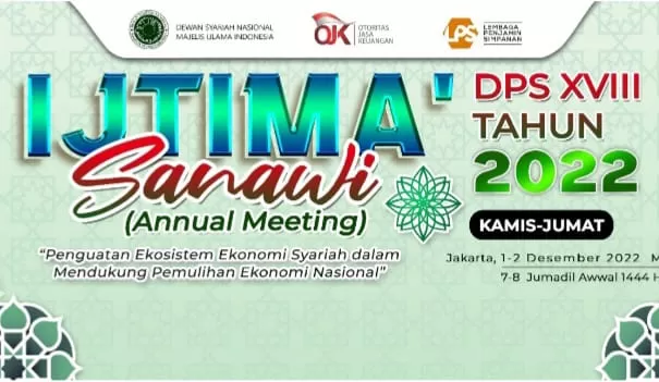 Ijtima’Sanawi DSN MUI akan Dibuka Menkeu Sri Mulyani, Ini Sejumlah Agendanya