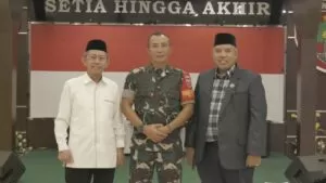 Foto bersama usai pertemuan dengan Pangdam XIV Hasanuddin