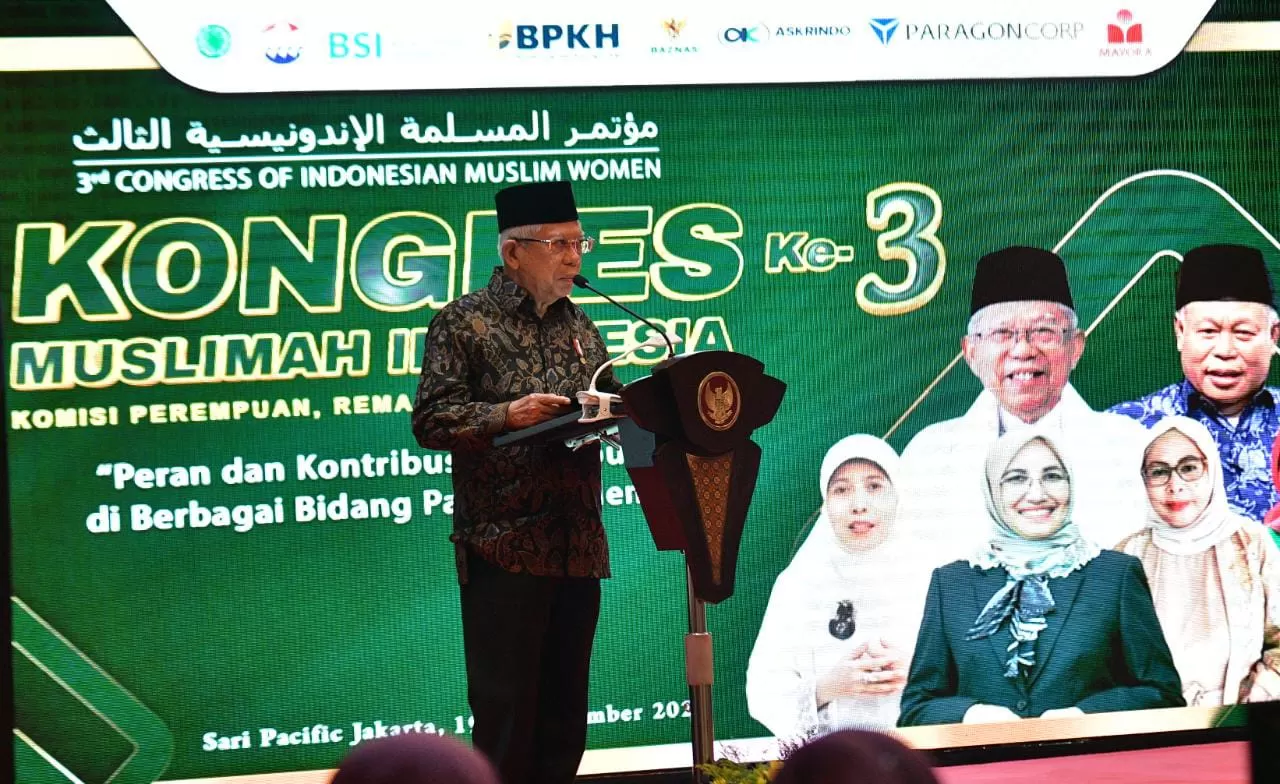 Buka KMI Ke-3, Wapres Ajak Muslimah Berperan Aktif Atasi 4 Problem Utama