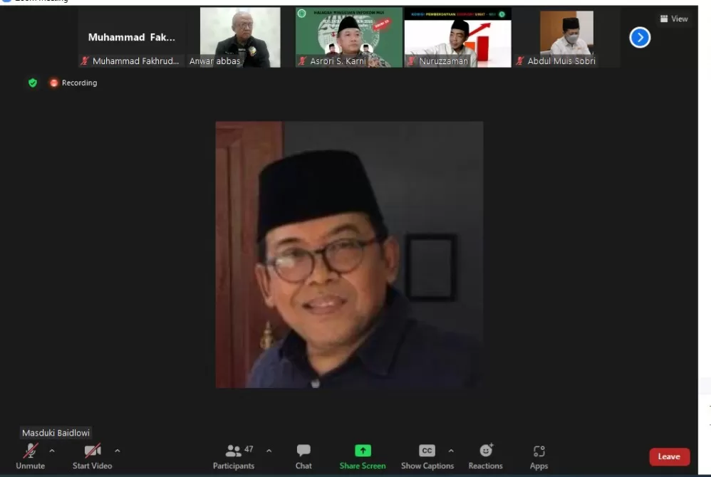 Halaqah Mingguan Komisi Infokom, Ini Tiga Catatan MUI di Awal 2023
