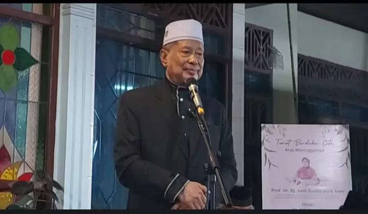 AGH Faried Wadjedy Ungkap Ini di Hari ke-2 Alm Prof A. Rasdiyanah